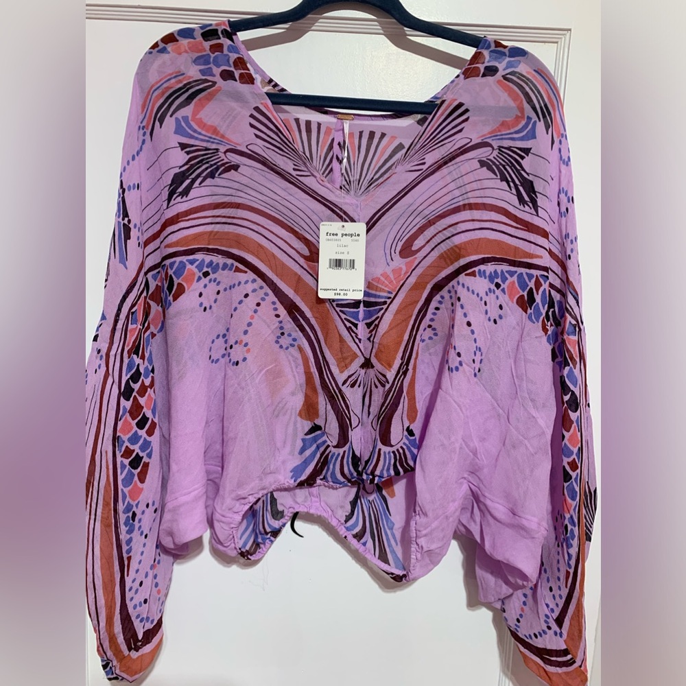 Free People oversized top. Size small